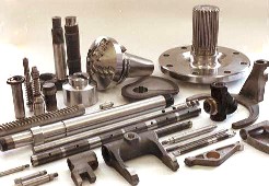 Inductief geharde metalen producten Fotos van metalen producten die inductief gehard zijn