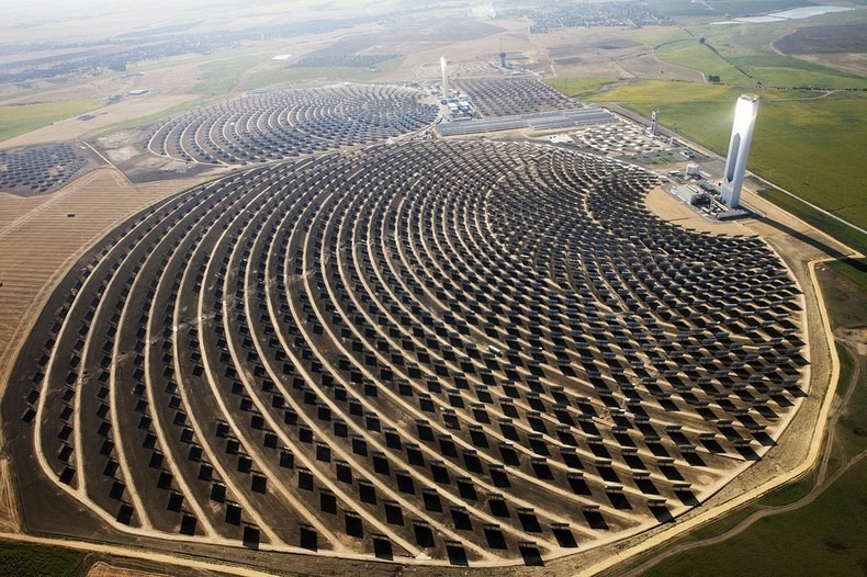Zonnecentrale Foto zonnecentrale