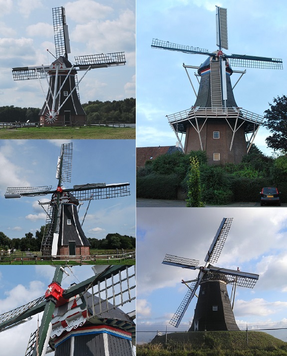 Windmolens Foto's van windmolens en een wiekverbinding